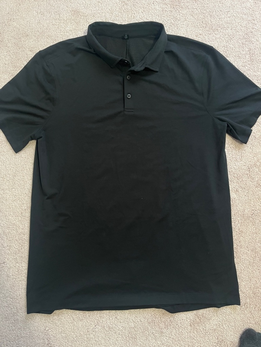lululemon athletica Black Men's Polo Shirt